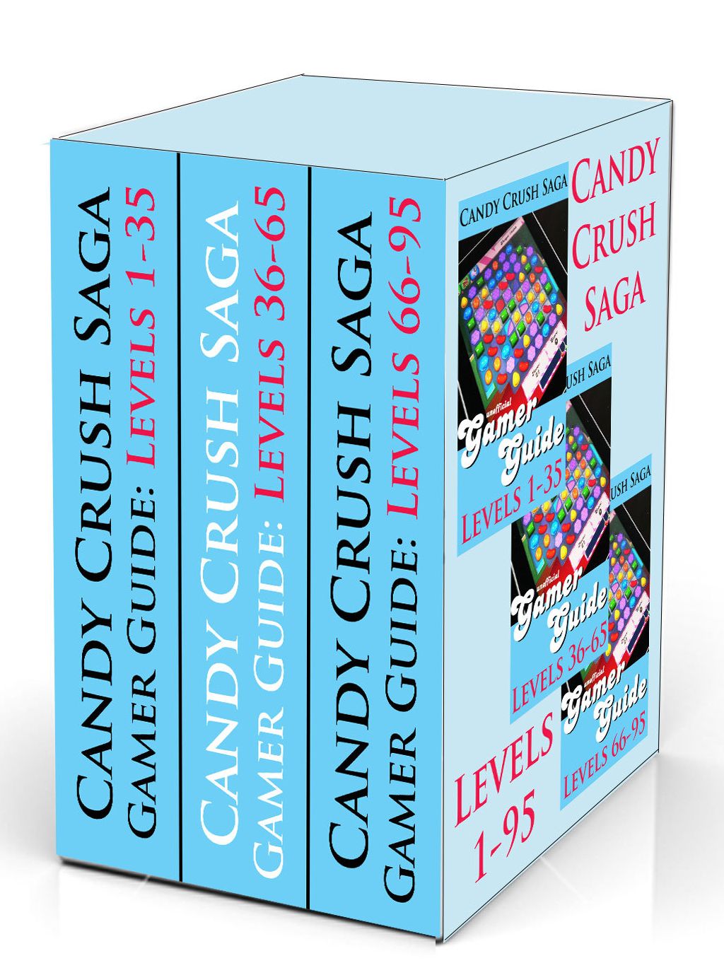 Candy Crush Saga Gamer Guides: Levels 1-95 (3-Pack)