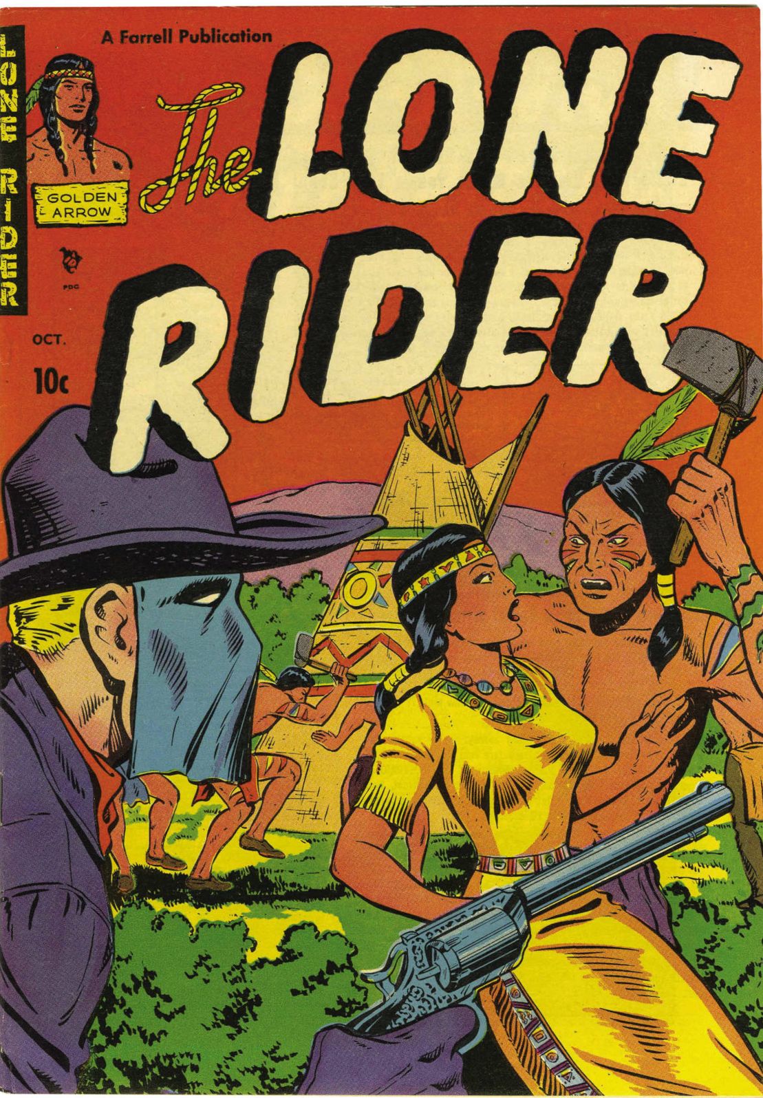 Lone Rider Number 4 Western Comic Book