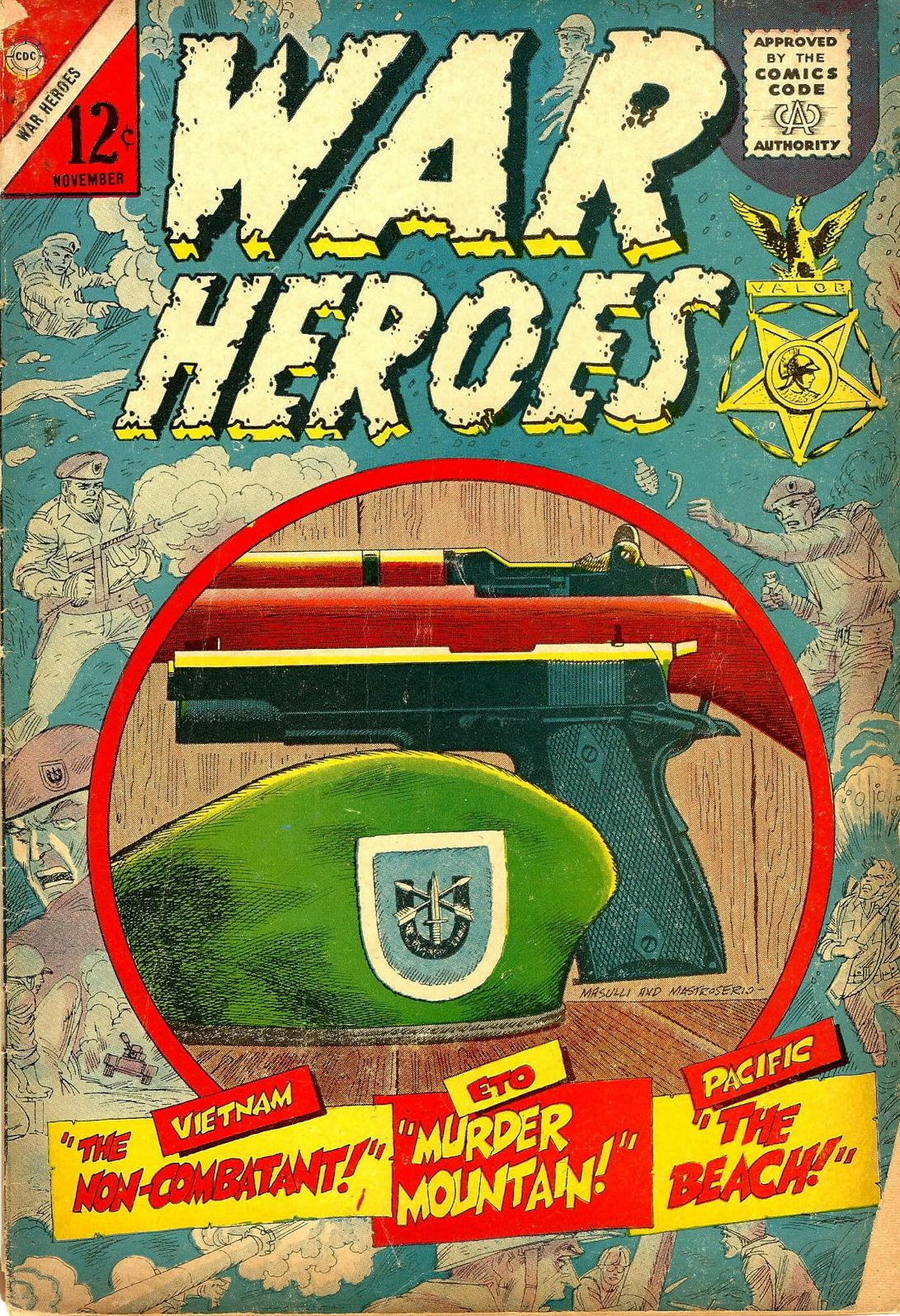 War Heroes Number 16 War Comic Book