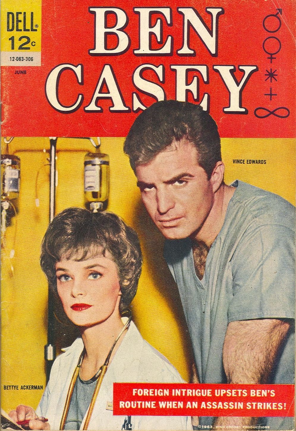 Ben Casey Number 6 Medical Comic Book