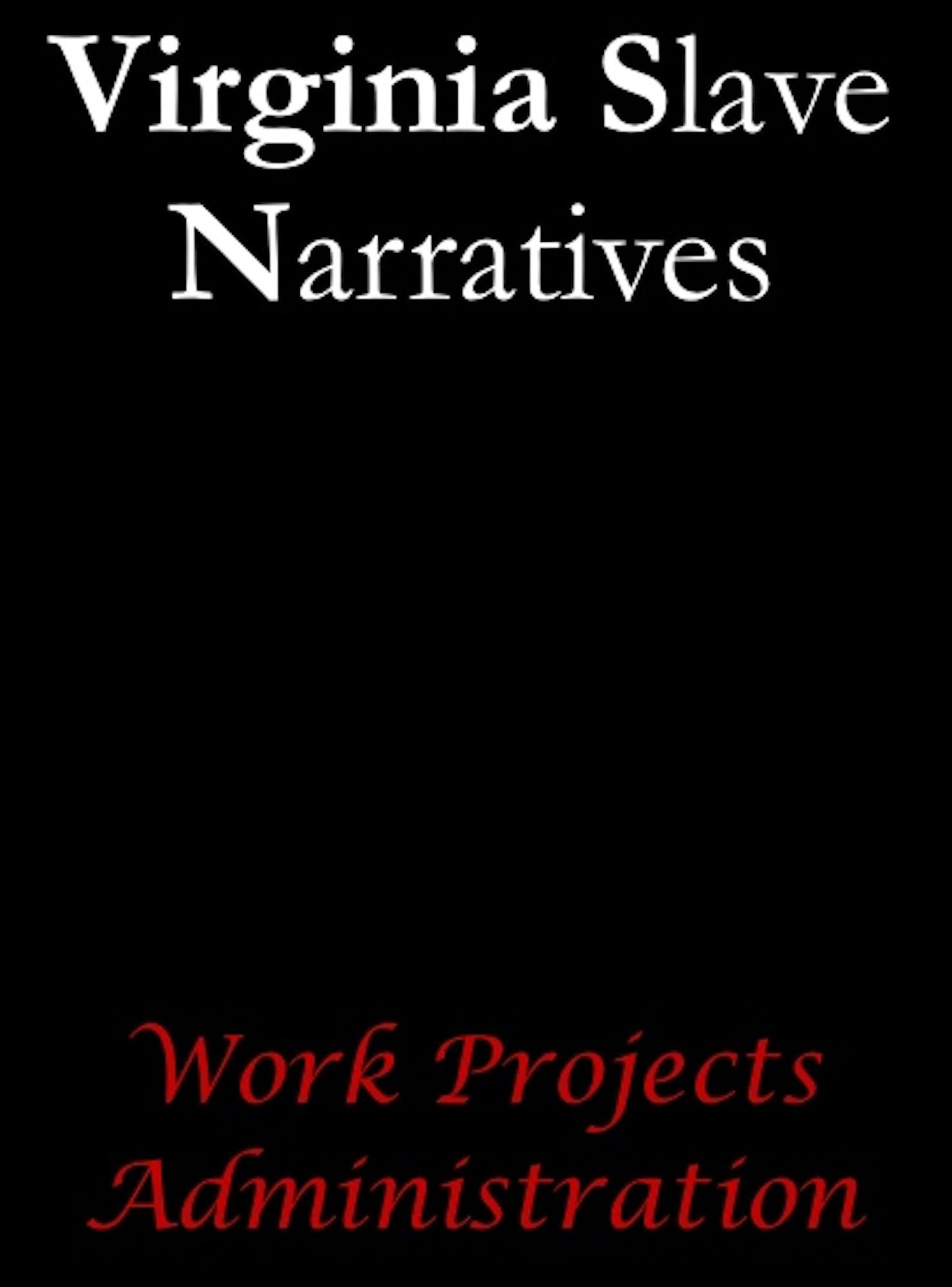 Virginia Slave Narratives