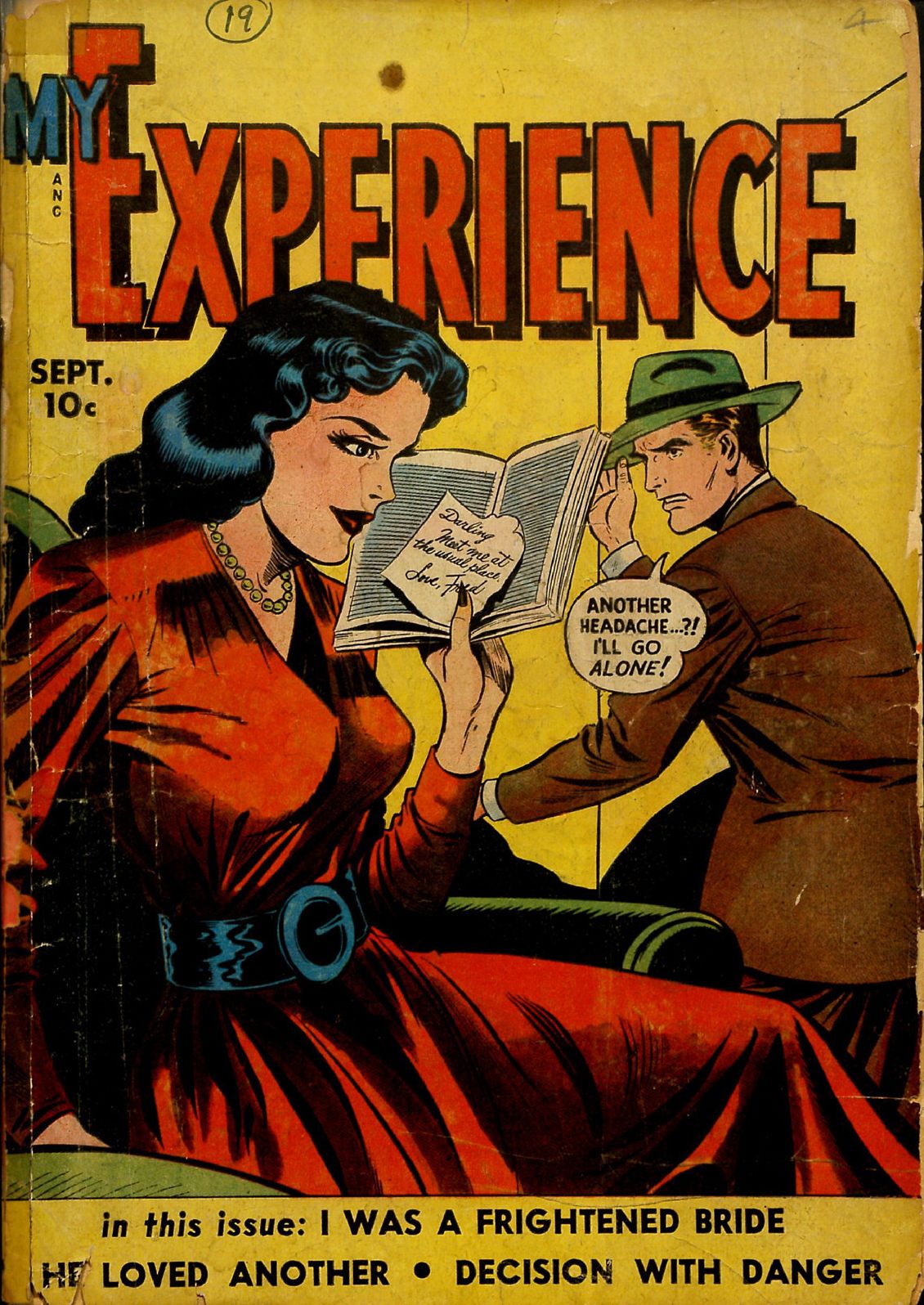 My Experience Number 19 Love Comic Book