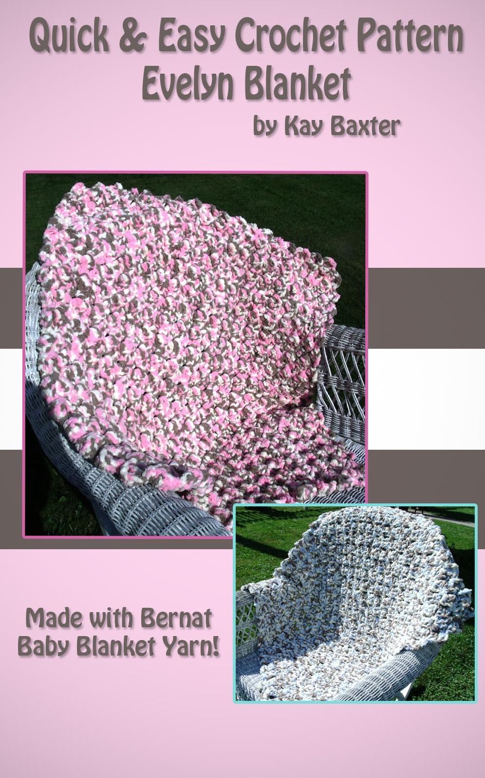 Quick & Easy Crochet Baby Evelyn Blanket