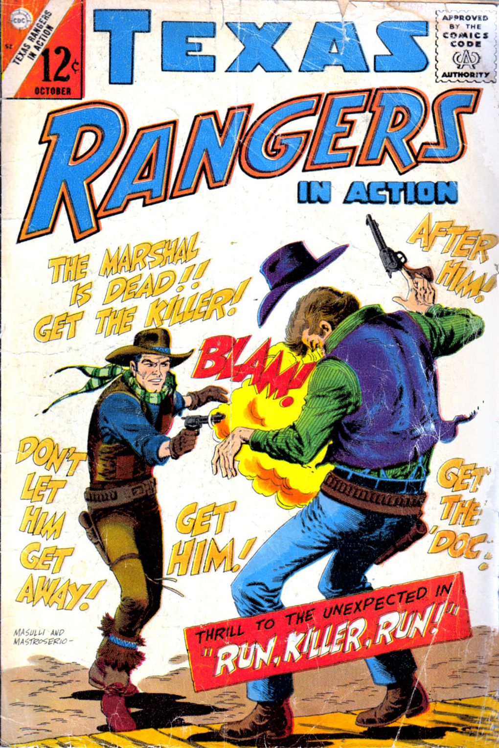 Texas Rangers in Action Number 52 Western Comic Book