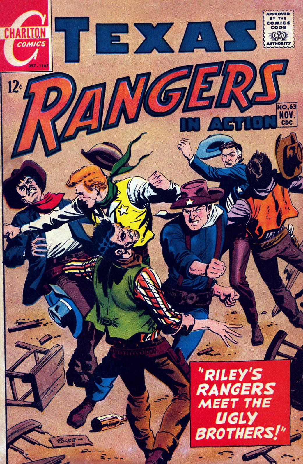 Texas Rangers in Action Number 63 Western Comic Book