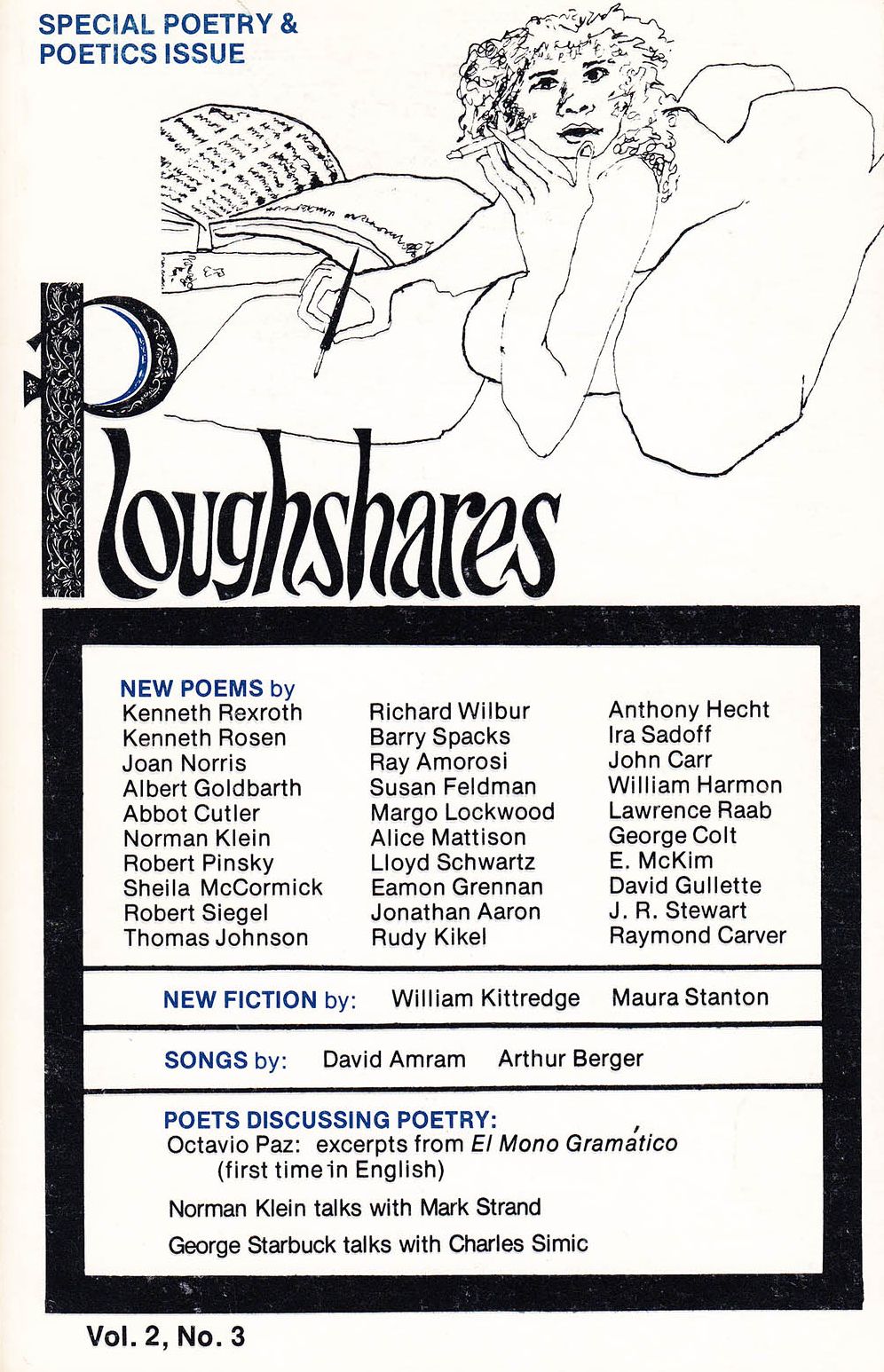 Ploughshares Spring 1975 Guest-Edited by David Gullette