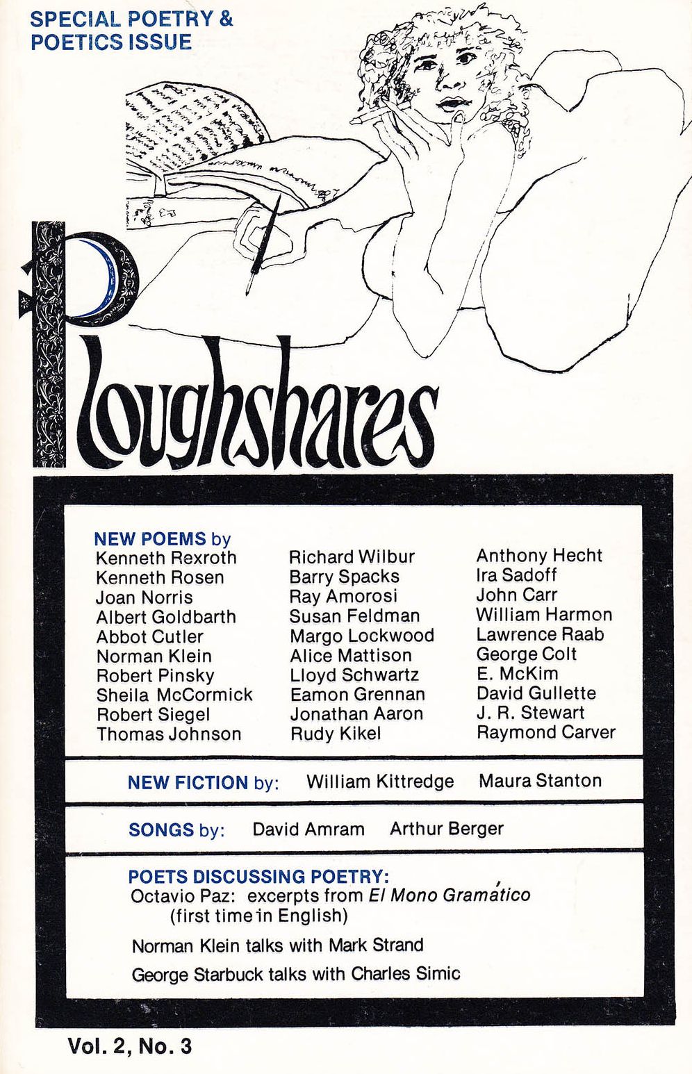 Ploughshares Spring 1975 Guest-Edited by David Gullette