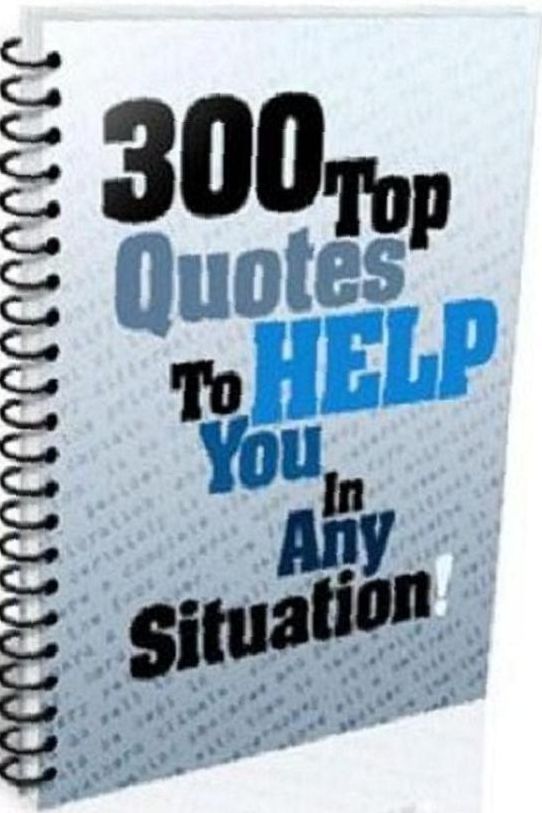 eBook about 300 Top Quotes - A good leader takes a little more than his share of the blame, a little less than his share of the credit.