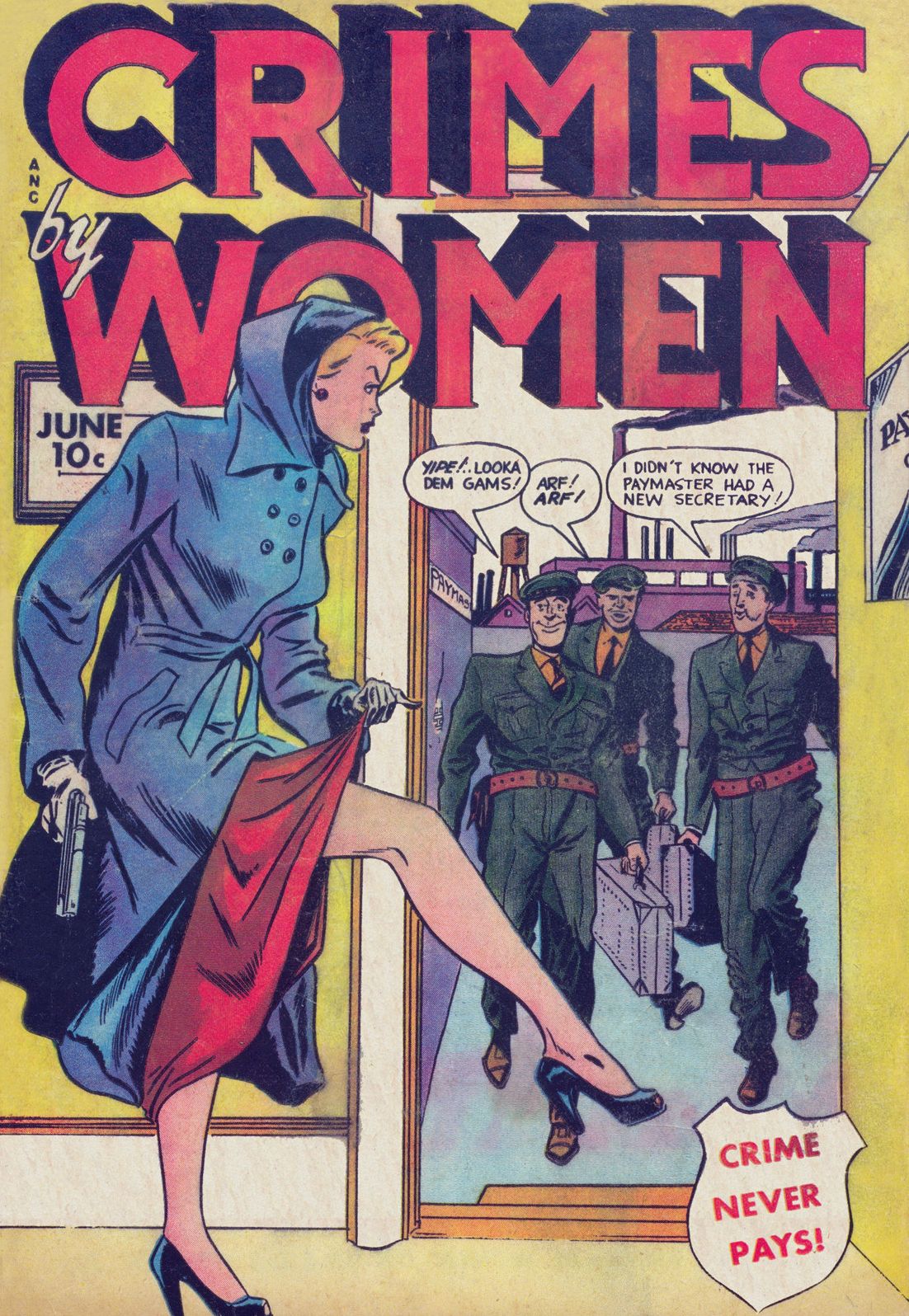 Crimes By Women Number 7 Crime Comic Book