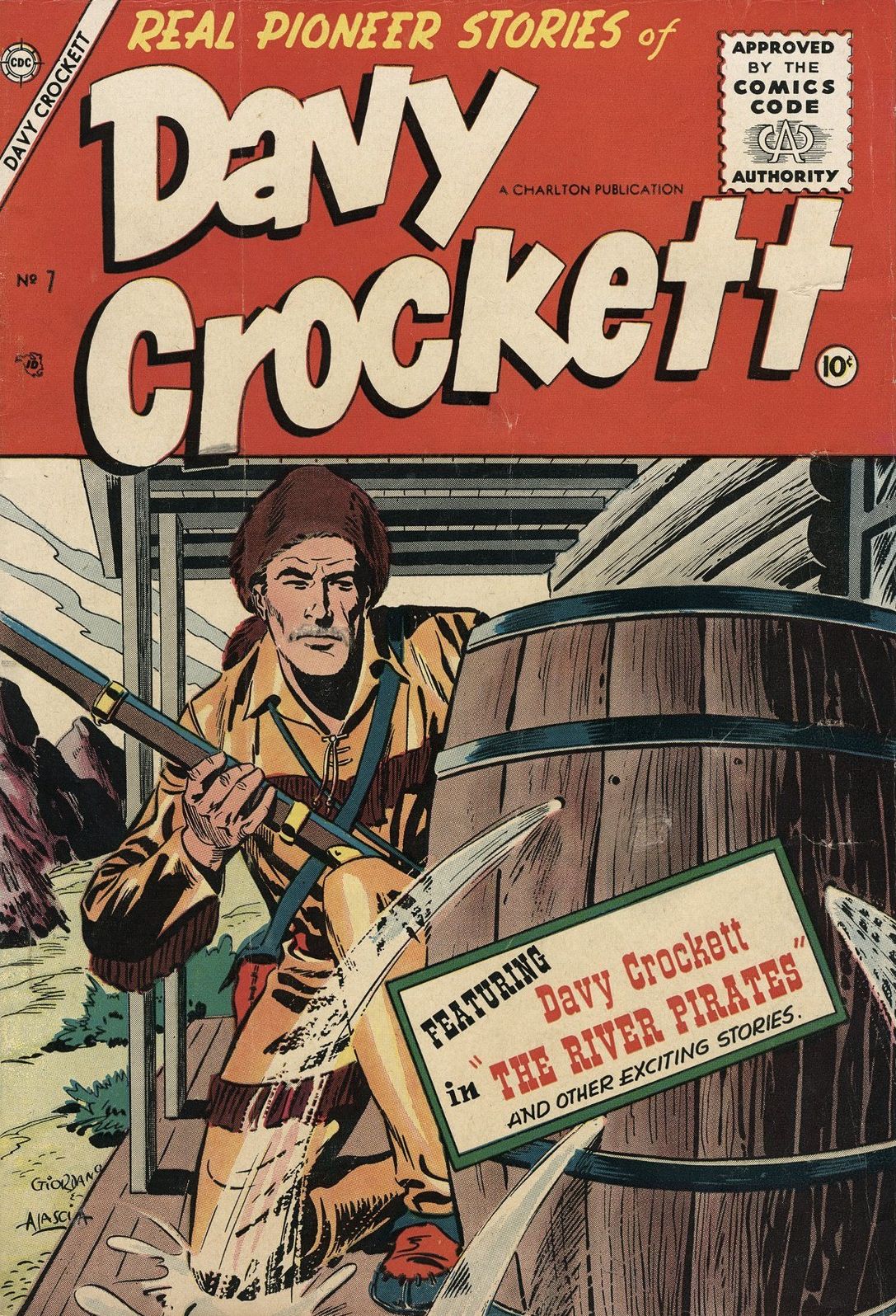 Davy Crockett Number 7 Western Comic Book