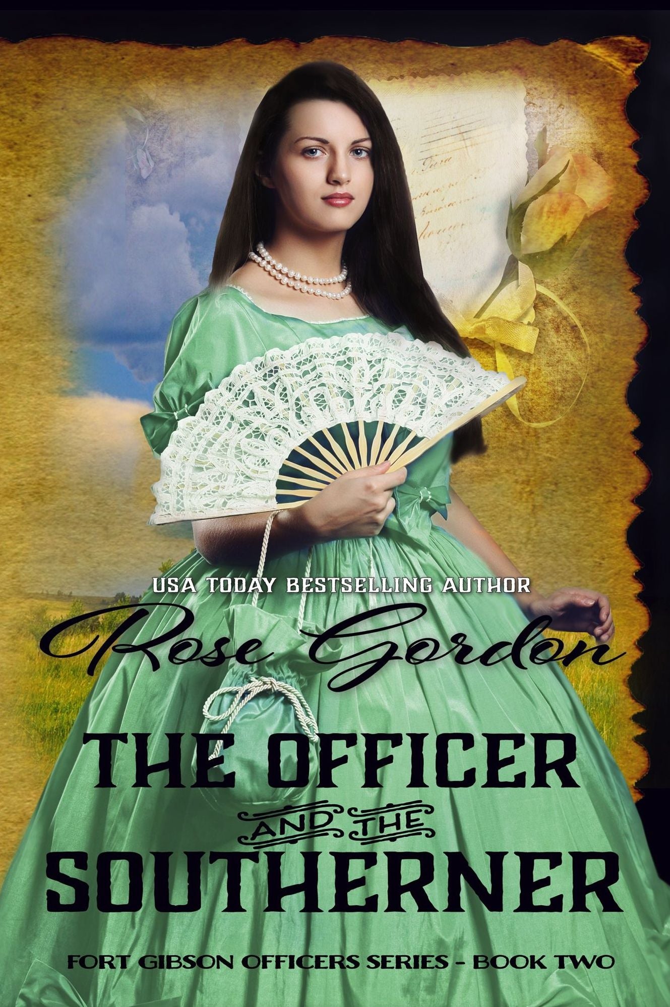 The Officer and the Southerner (Historical Western Romance)