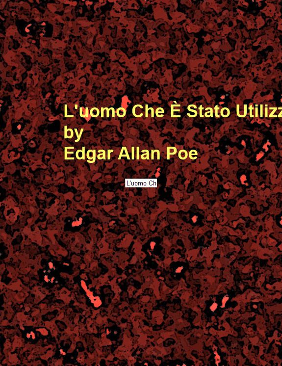 L'uomo Che &Egrave; Stato Utilizzato Up