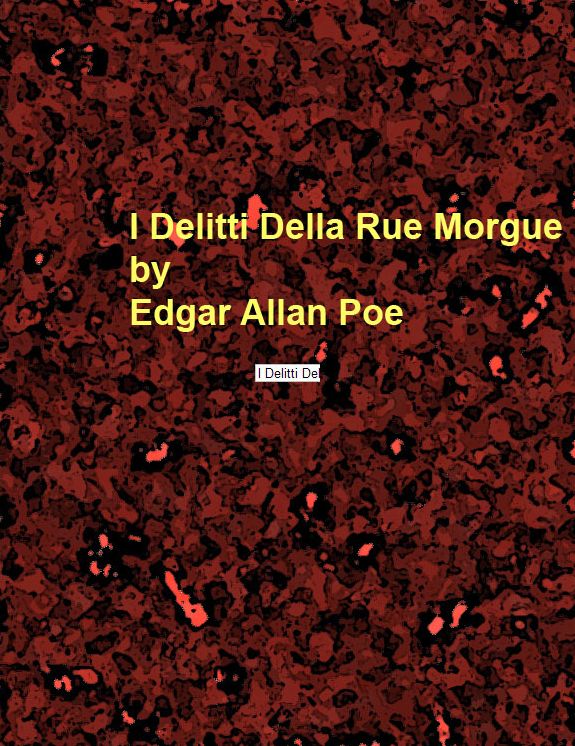 I Delitti Della Rue Morgue