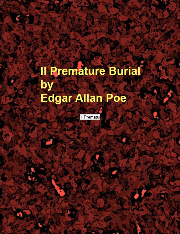 Il Premature Burial