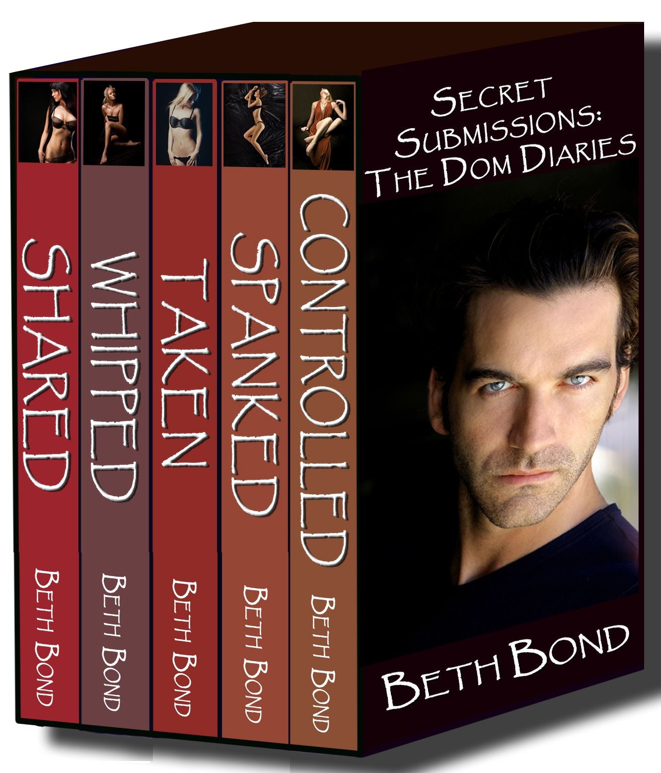 Secret Submissions: The Dom's Diaries - The 5 Short Story Collection (Shared, Taken, Spanked, Whipped & Controlled)