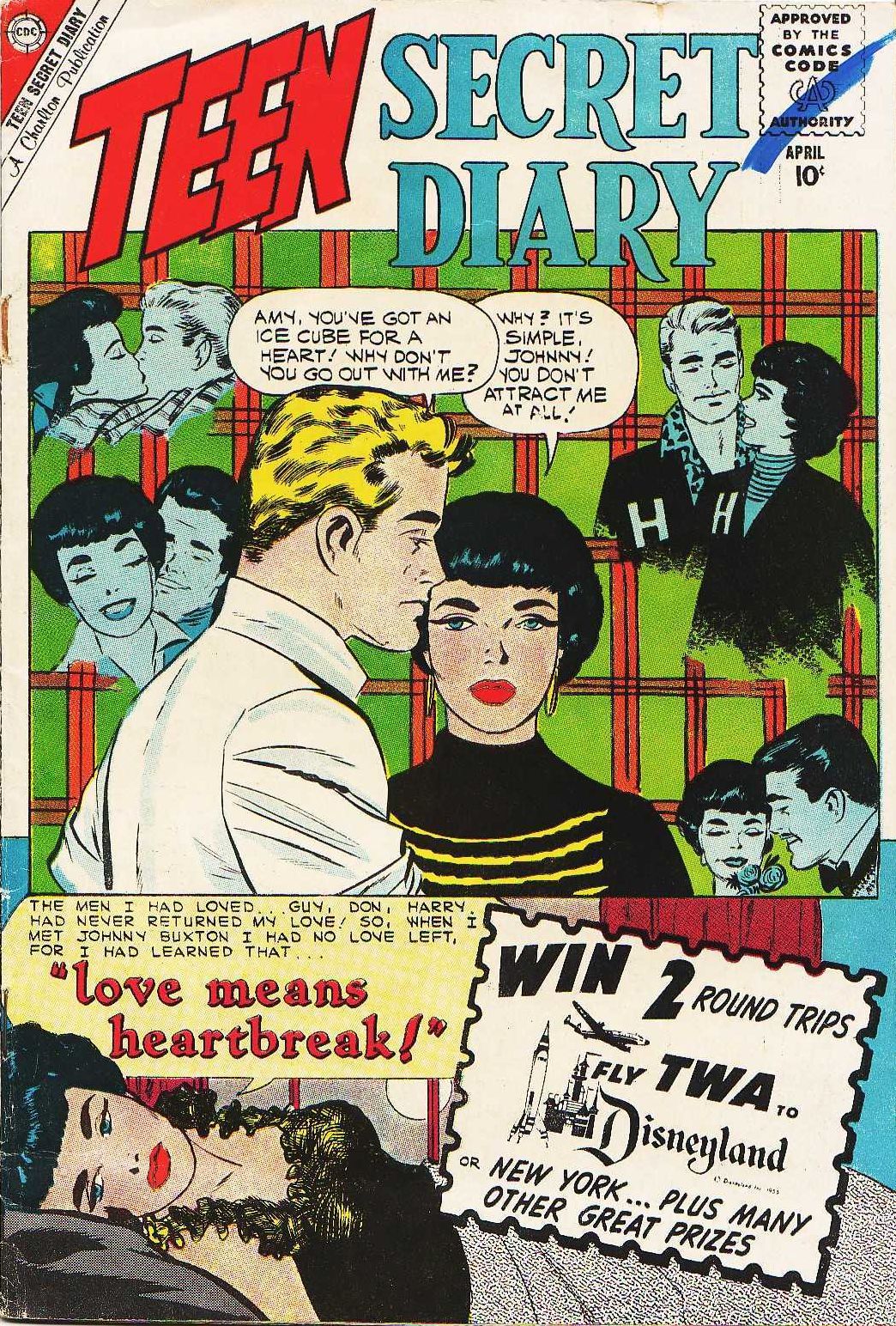 Teen Secret Diary Number 4 Love Comic Book