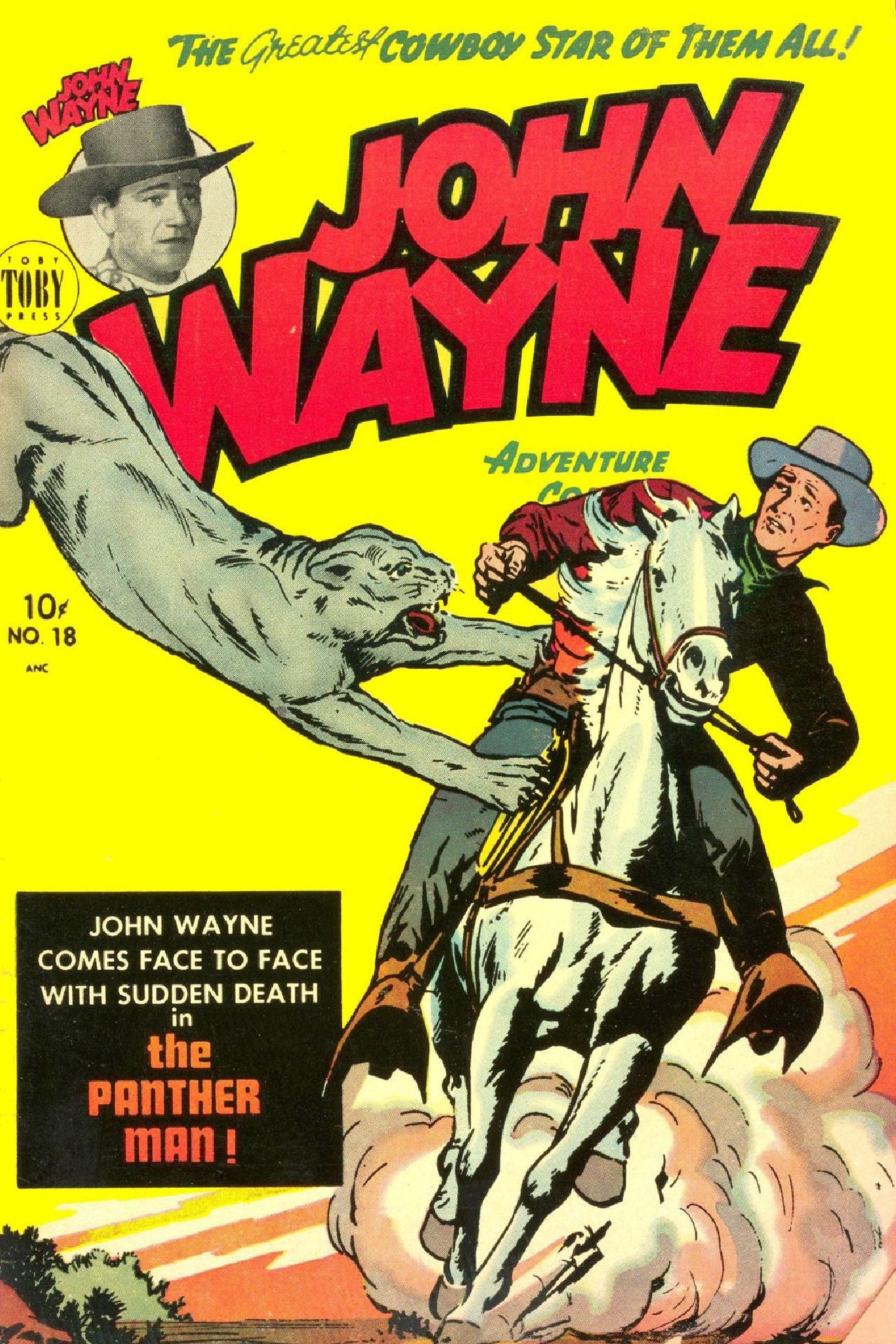 John Wayne Adventure Comics Number 18 Western Comic Book