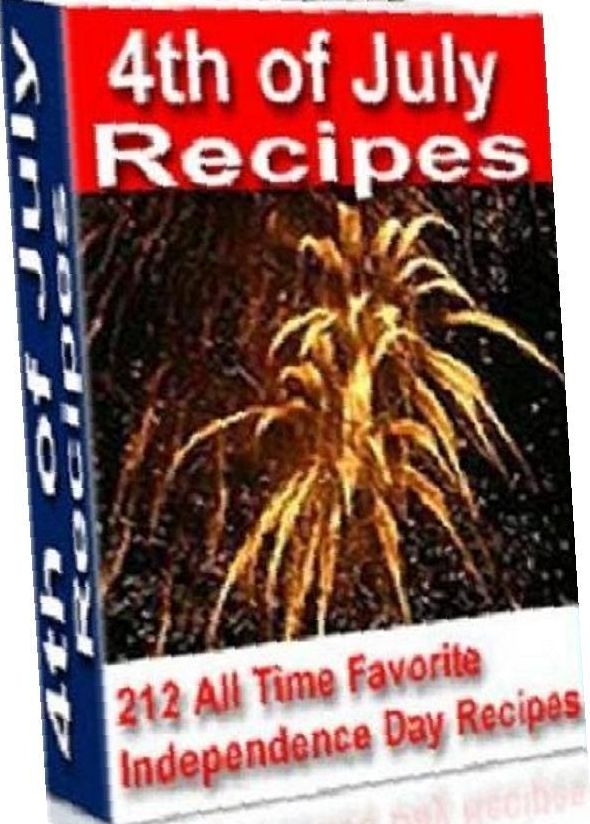 CookBook on - Fourth of July 4th Independence Day Party Recipes - Use 4th of July Recipes to make great cookouts to share at your next picnic, backyard party..