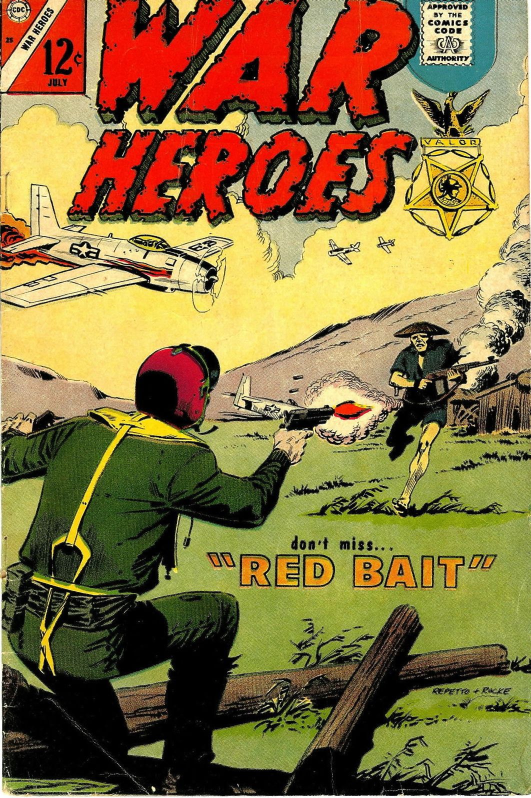 War Heroes Number 25 War Comic Book