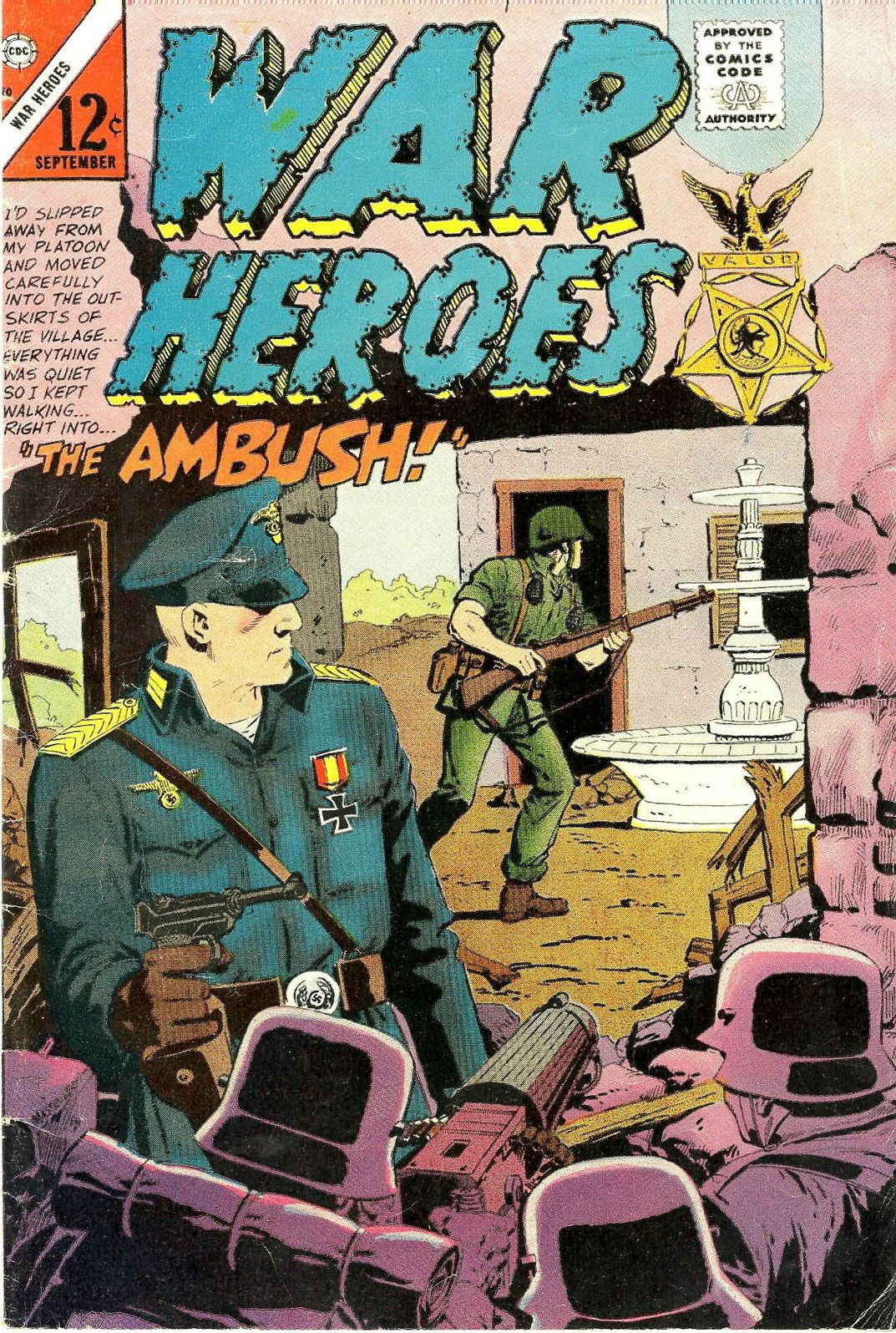 War Heroes Number 20 War Comic Book