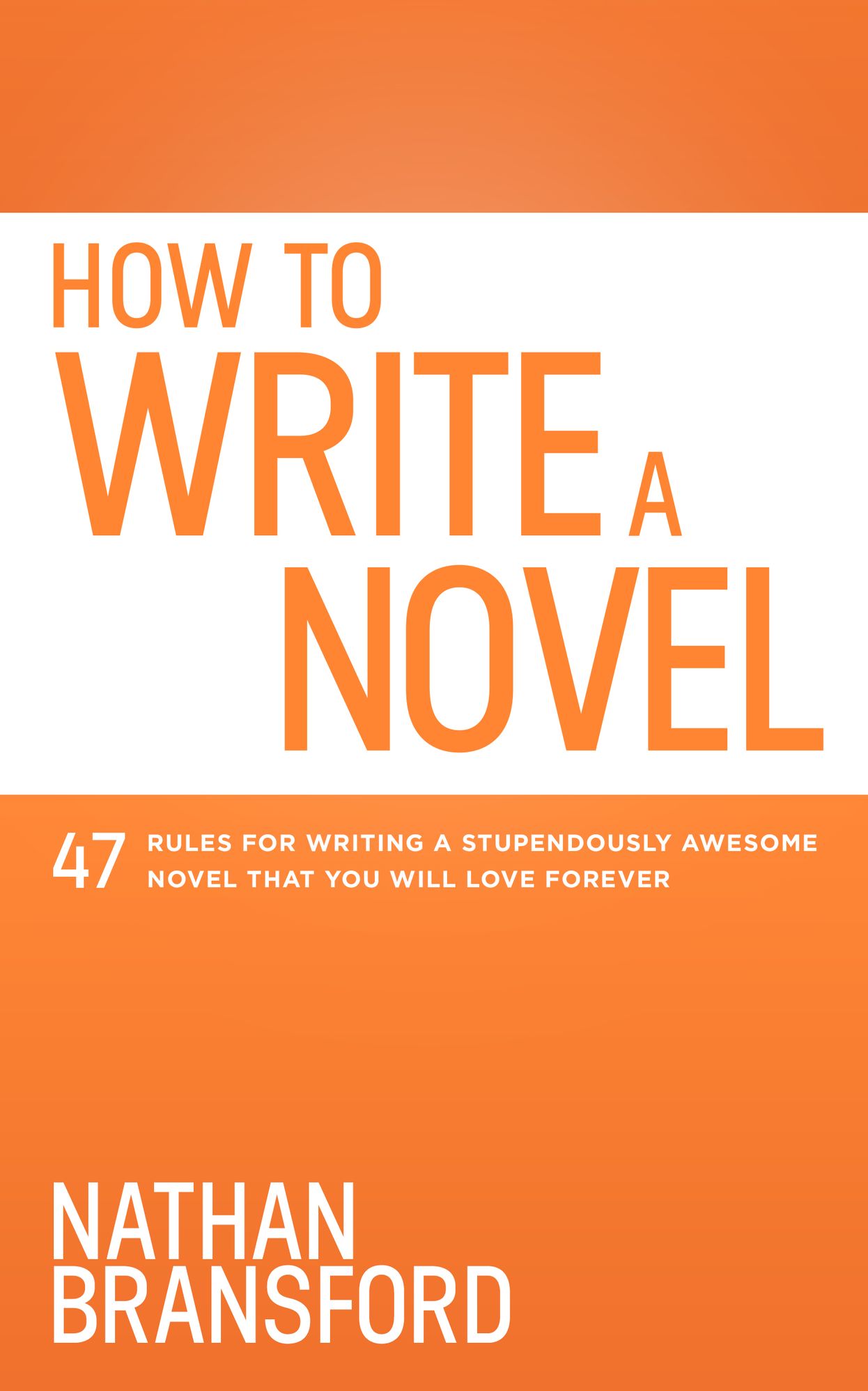 How To Write A Novel