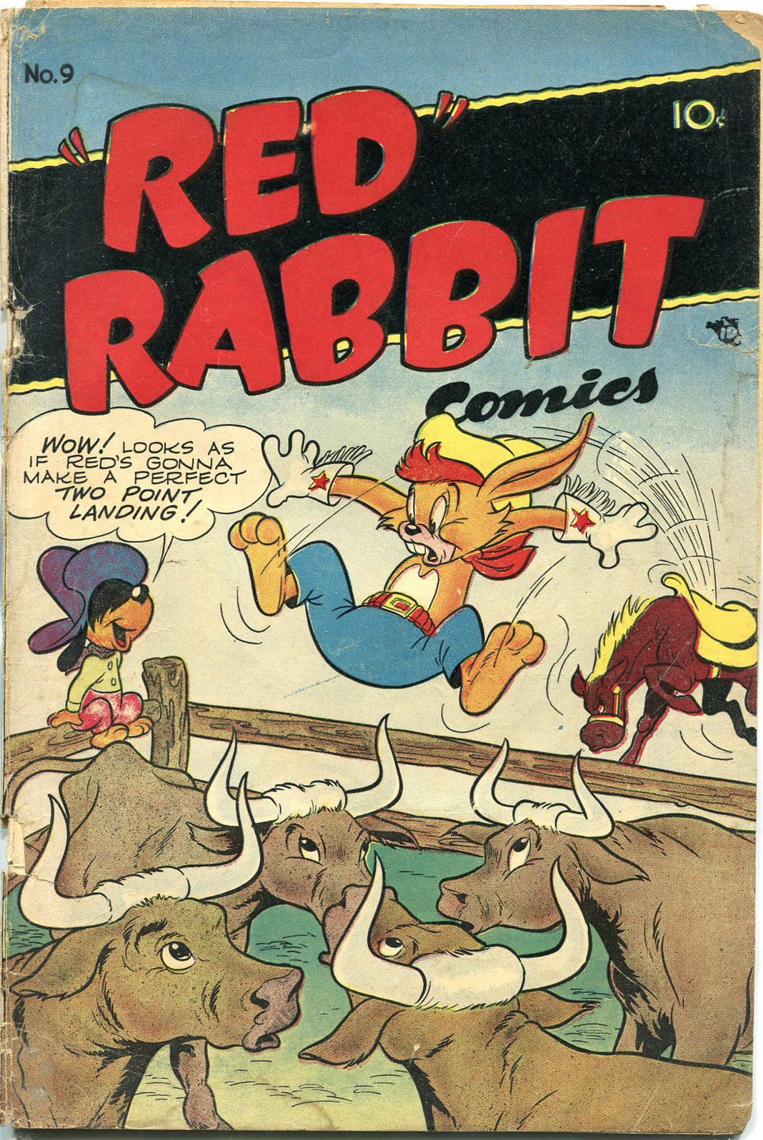 Red Rabbit Number 9 Childrens Comic Book