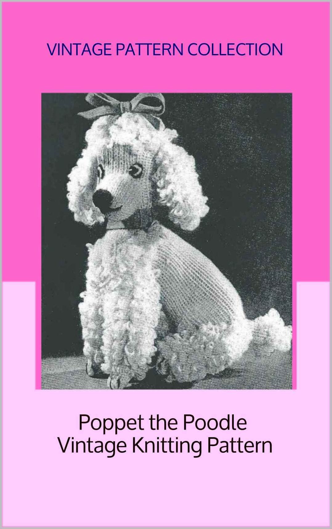 Poppet the Poodle - Vintage Knitting Pattern