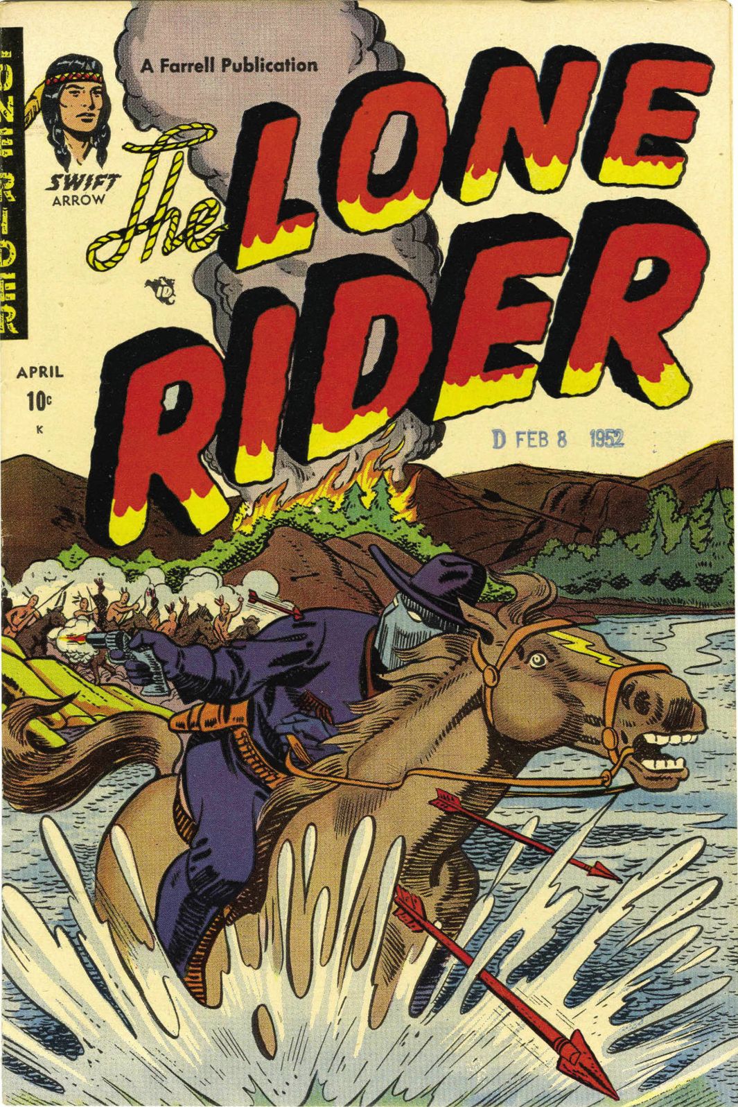 Lone Rider Number 7 Western Comic Book