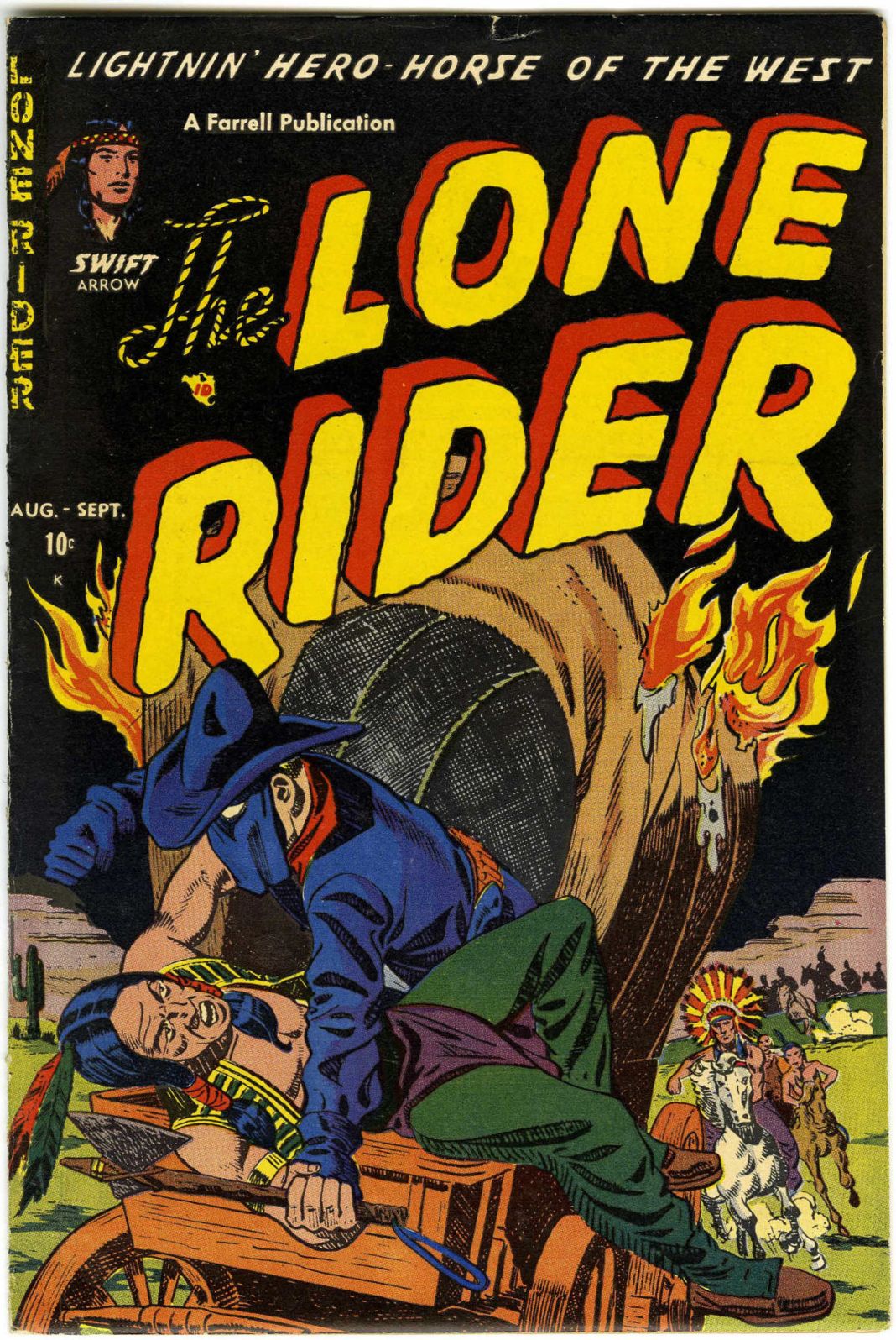 Lone Rider Number 9 Western Comic Book