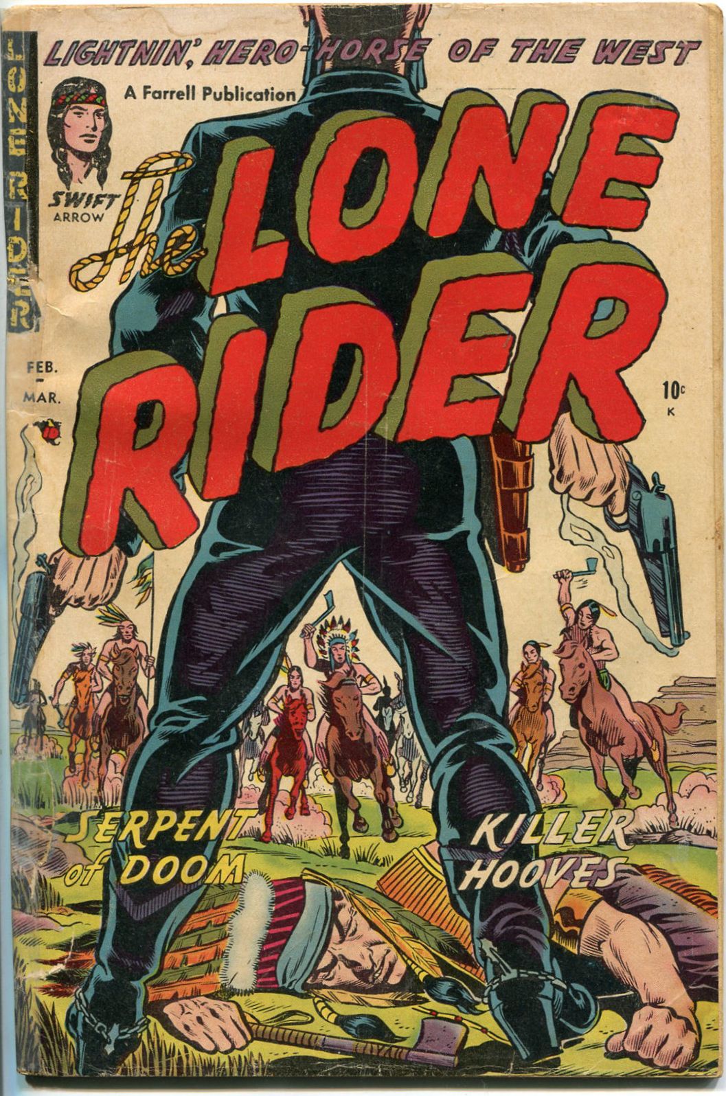 Lone Rider Number 12 Western Comic Book