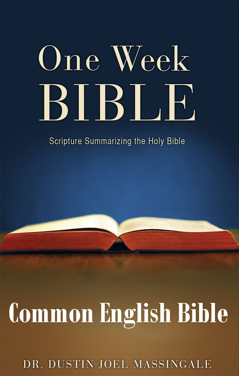 One Week Bible CEB: Scripture Summarizing the Holy Bible (TM)