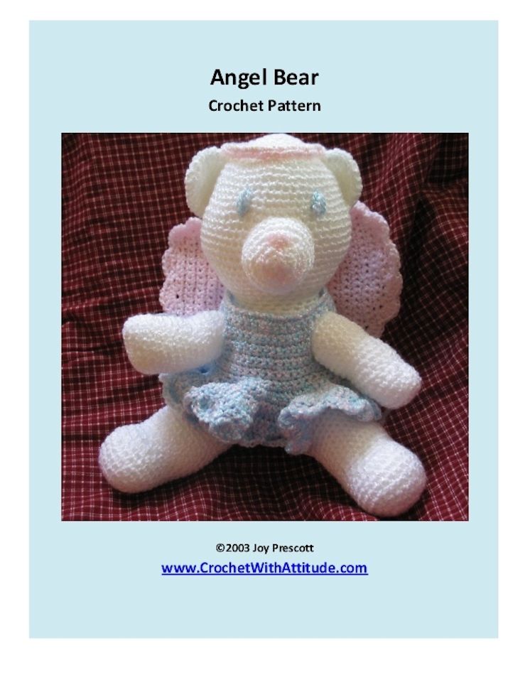 Angel Bear Crochet Pattern