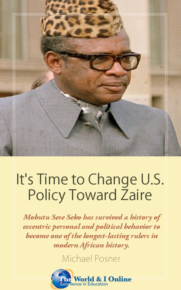 It's Time to Change U.S. Policy Toward Zaire