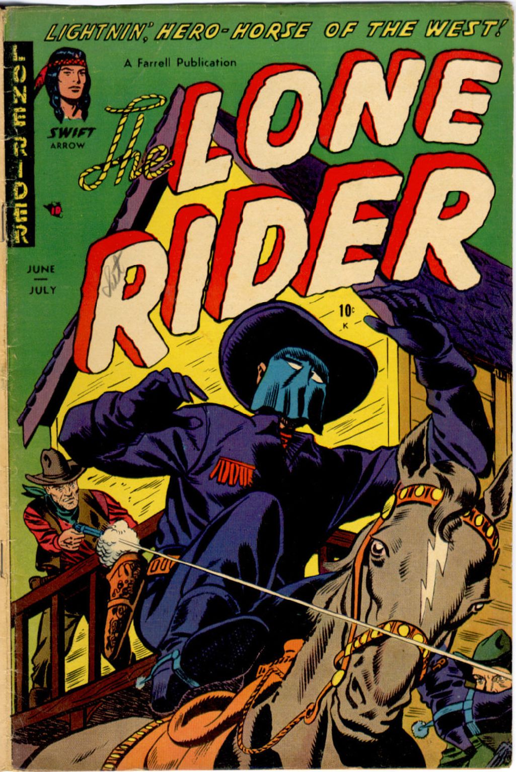 Lone Rider Number 14 Western Comic Book