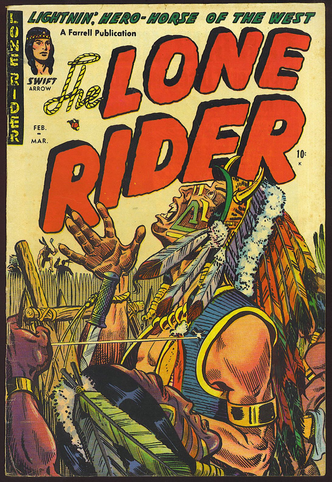 Lone Rider Number 18 Western Comic Book