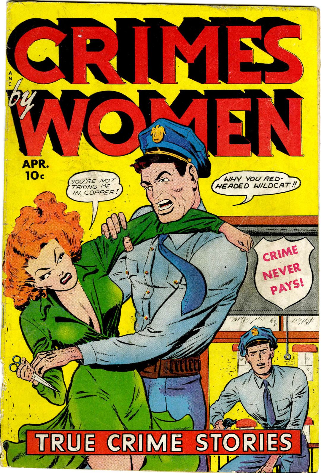 Crimes By Women Number 12 Crime Comic Book