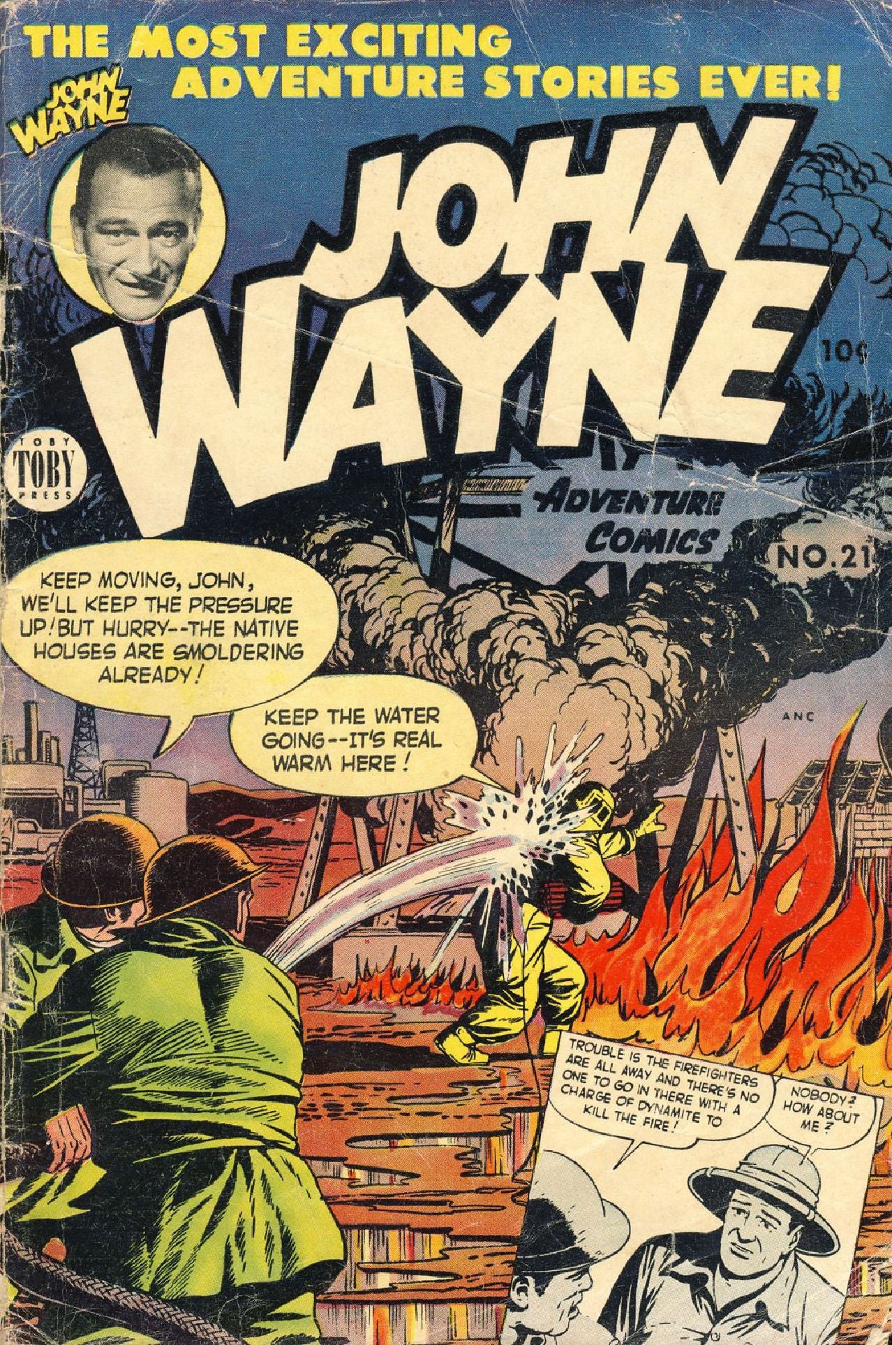 John Wayne Adventure Comics Number 21 Western Comic Book