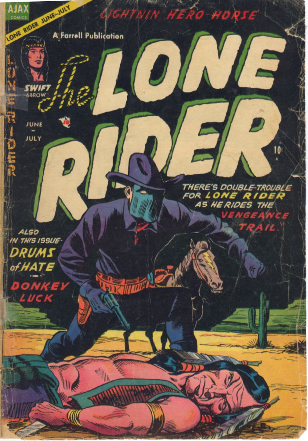 Lone Rider Number 20 Western Comic Book