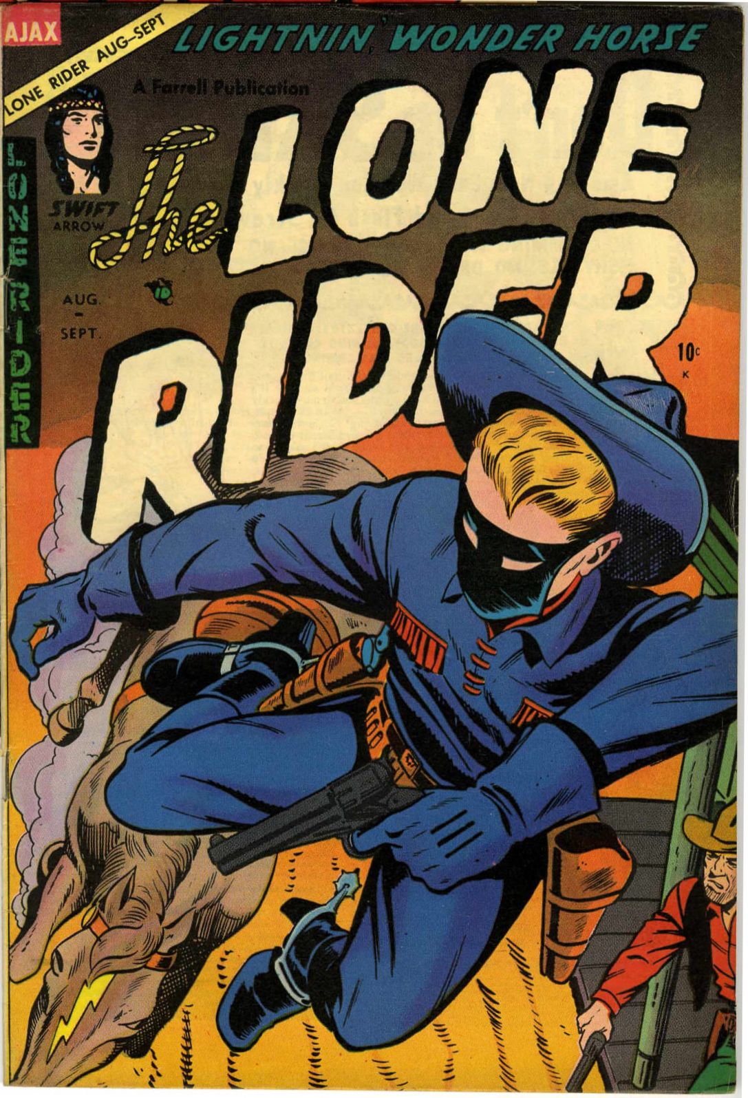 Lone Rider Number 21 Western Comic Book