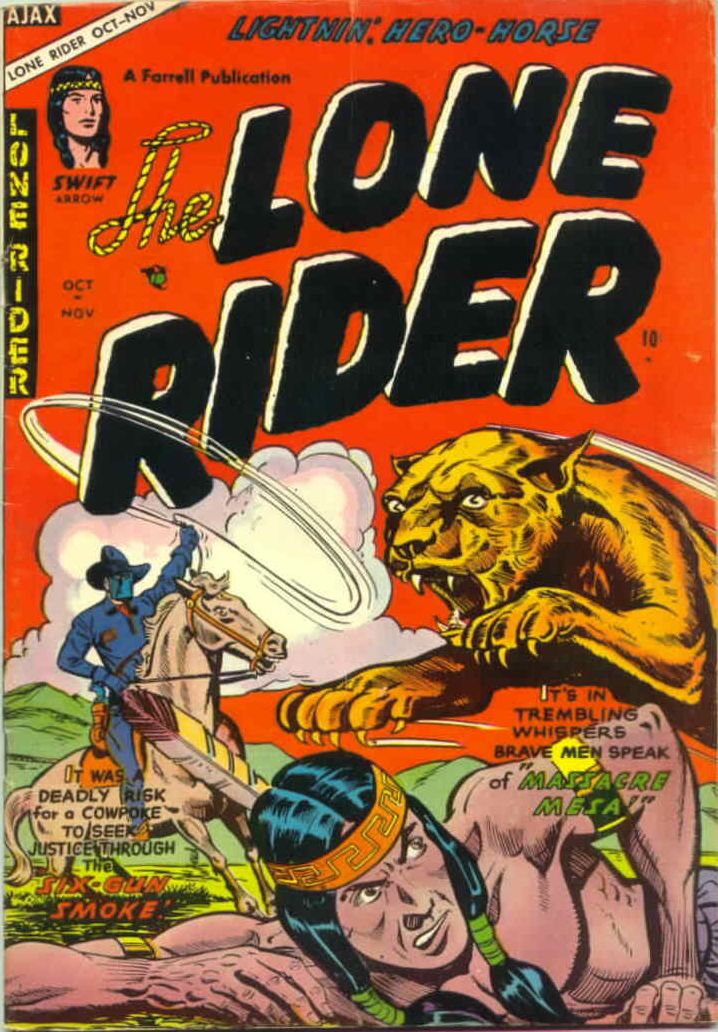 Lone Rider Number 22 Western Comic Book