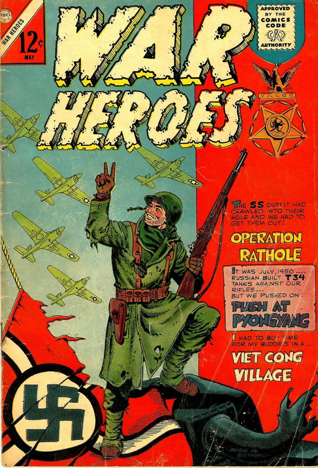 War Heroes Number 18 War Comic Book