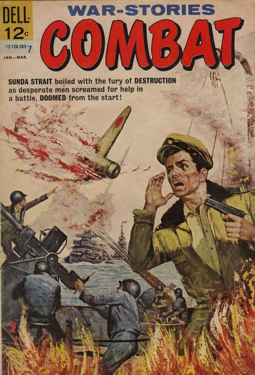Combat Number 7 War Comic Book