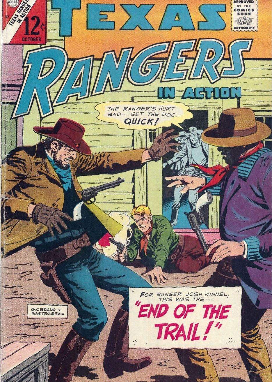 Texas Rangers in Action Number 57 Western Comic Book