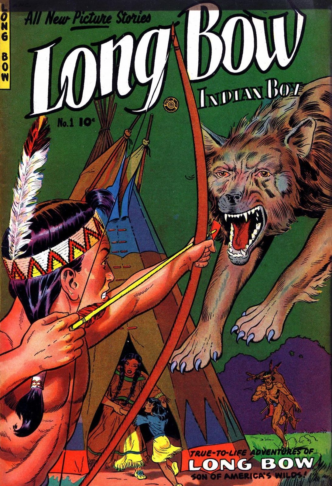 Long Bow Number 1 Western Comic Book