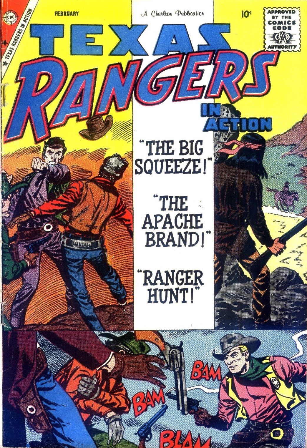 Texas Rangers in Action Number 20 Western Comic Book