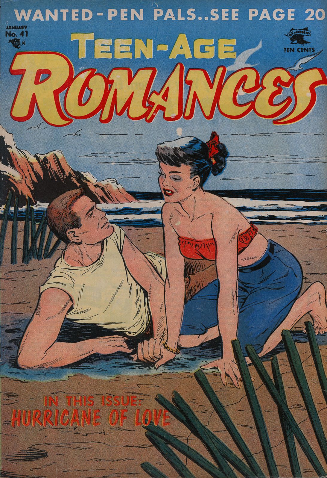 Teen Age Romances Number 41 Love Comic Book