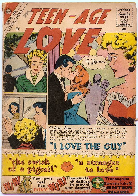 Teen Age Love Number 13 Love Comic Book