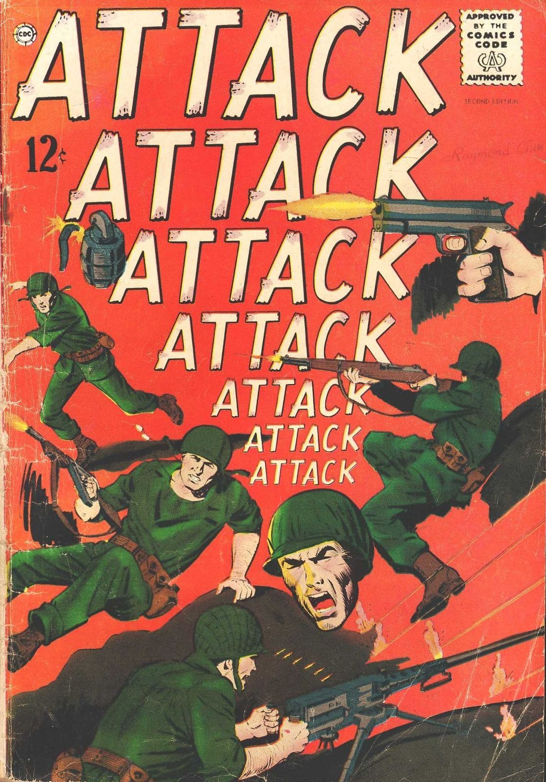 Attack Number 2 War Comic Book