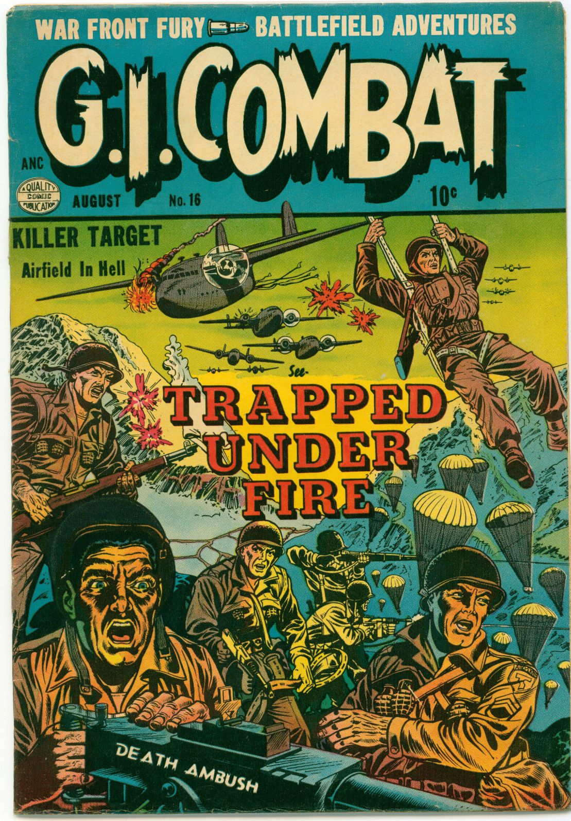 GI Combat Number 16 War Comic Book
