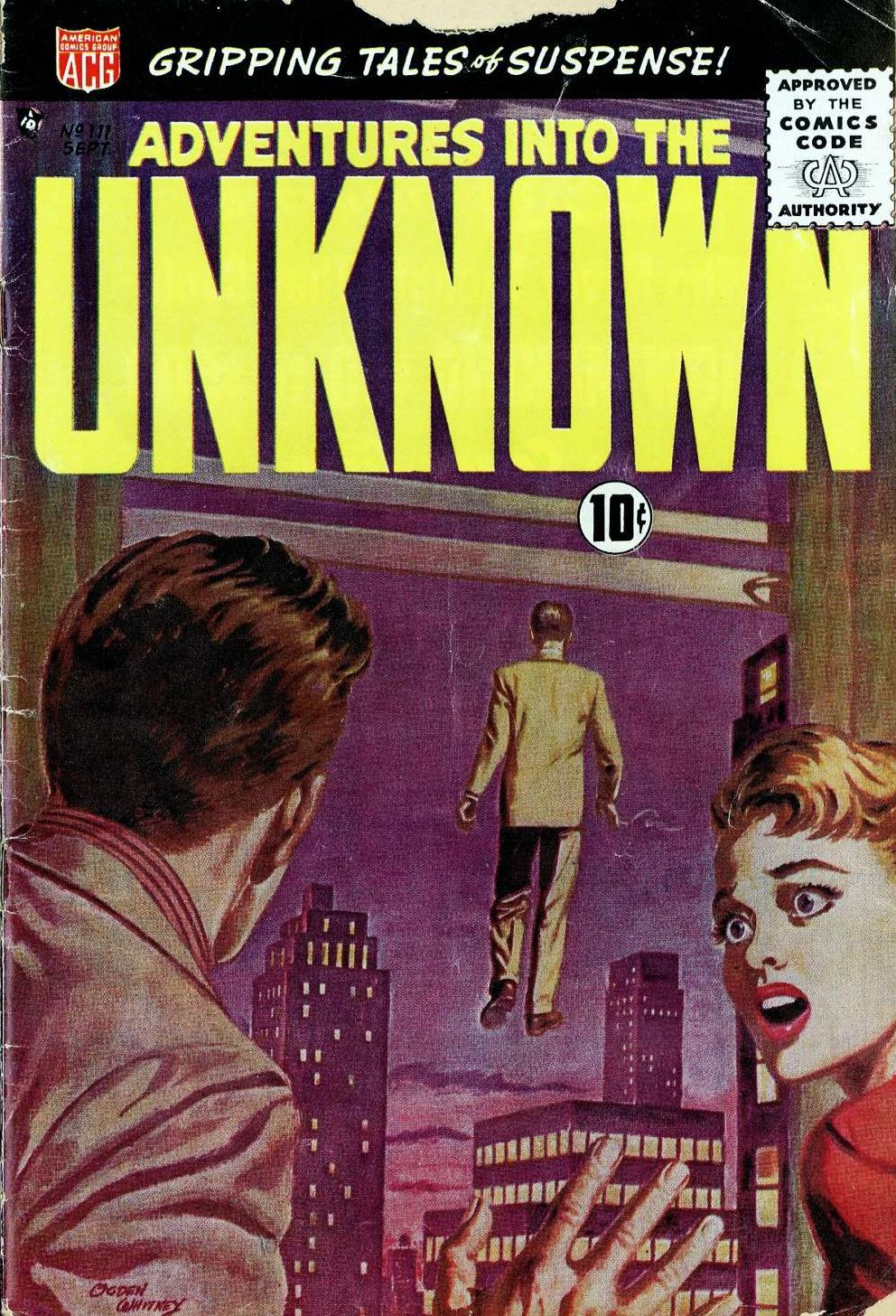 Adventures into the Unknown Number 111 Horror Comic Book